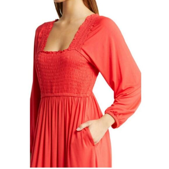 New ~ NORDSTROM ~ (Tencel) Moonlight Eco Long Sleeve Nightgown  Giftable - Picture 9 of 9